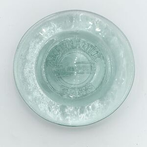 Set of Two Authentic Recycled Glass made in Spain Salad Plates